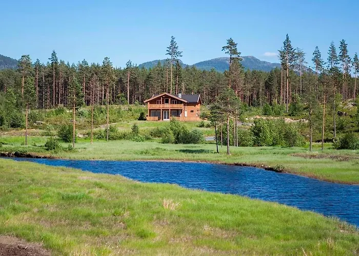Lakehouse 14p With Sauna By The Water * Vradal